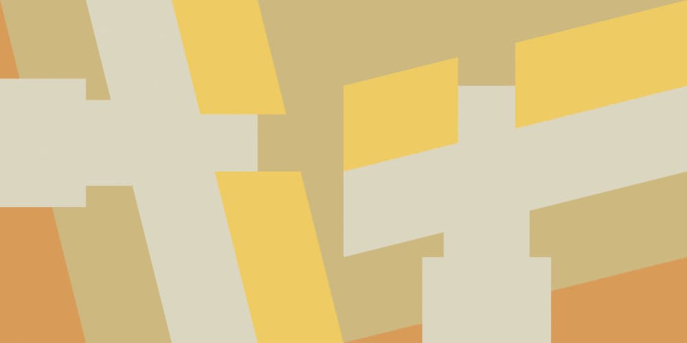 Modern Abstract Shapes by Dina Dankers — canvas wall art