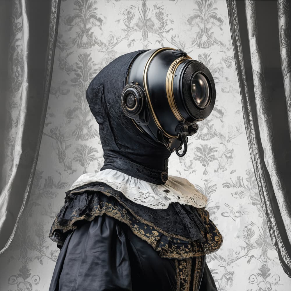 Mechanical Victorian Lady by Sue Skellern — canvas wall art