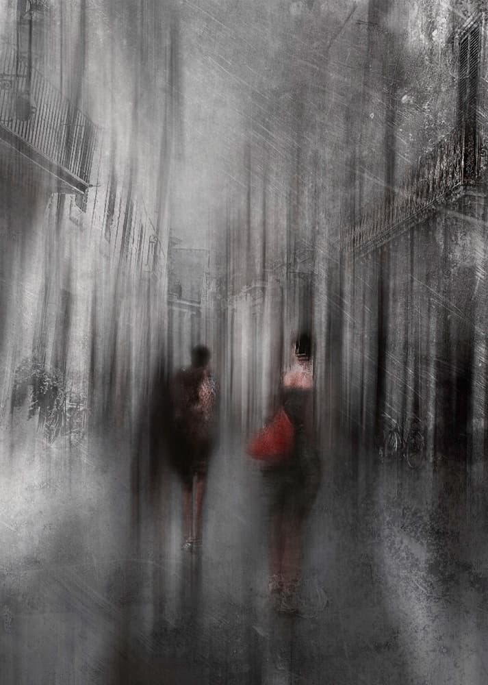 Abstract Urban Walk by Carmine Chiriacò — canvas wall art