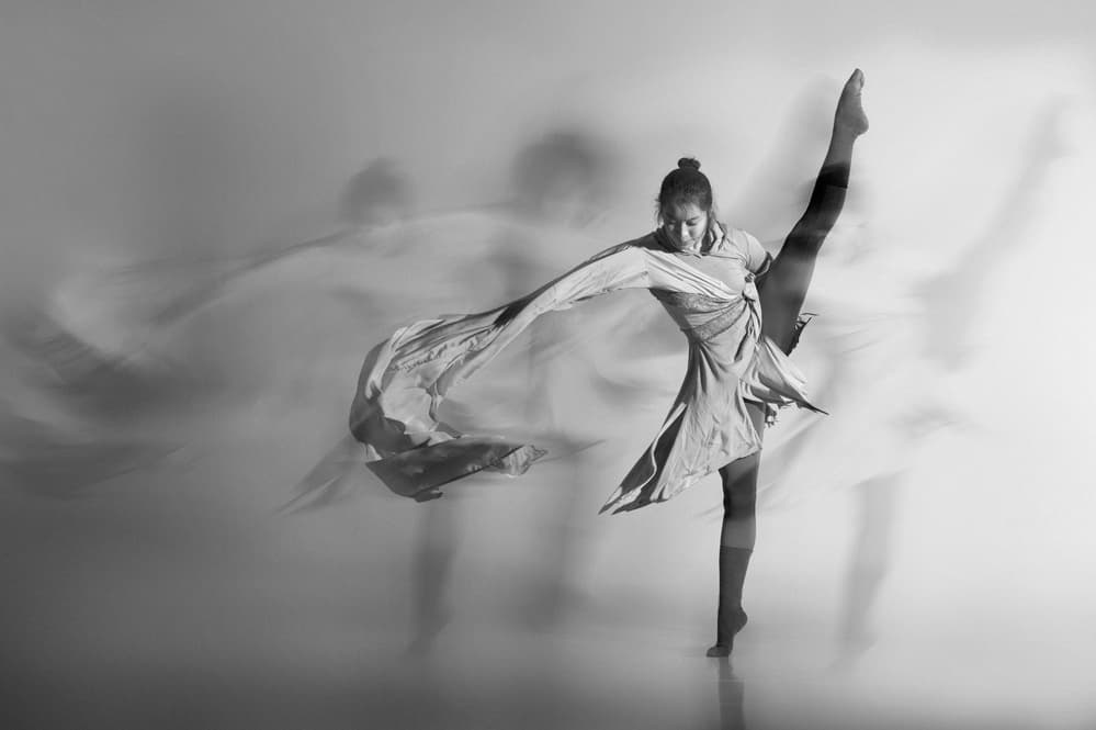 Graceful Dance Motion by Rob Li — canvas wall art