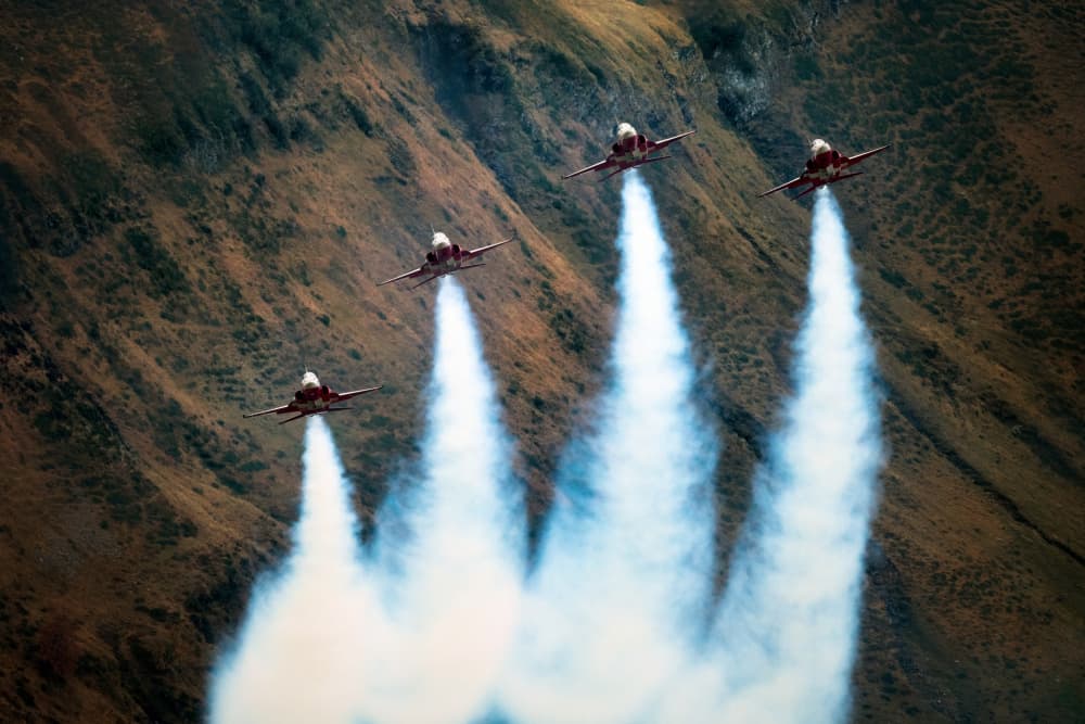 Precision Jet Formation by Piotr Wrobel — canvas wall art