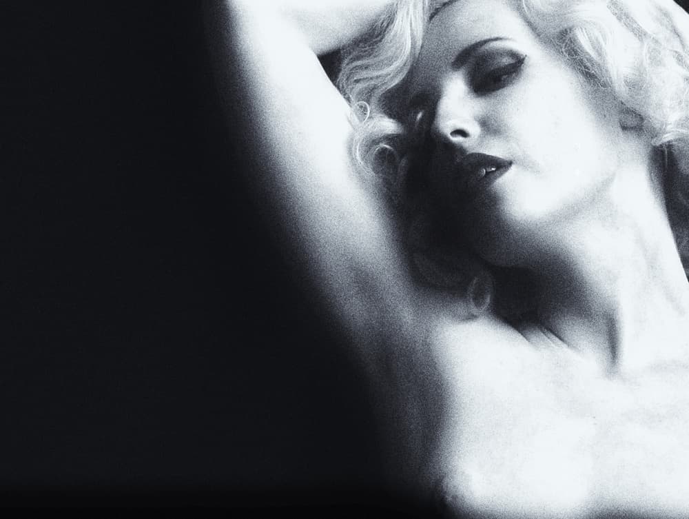 Elegant Noir Portrait by DAVID MINSTER — canvas wall art