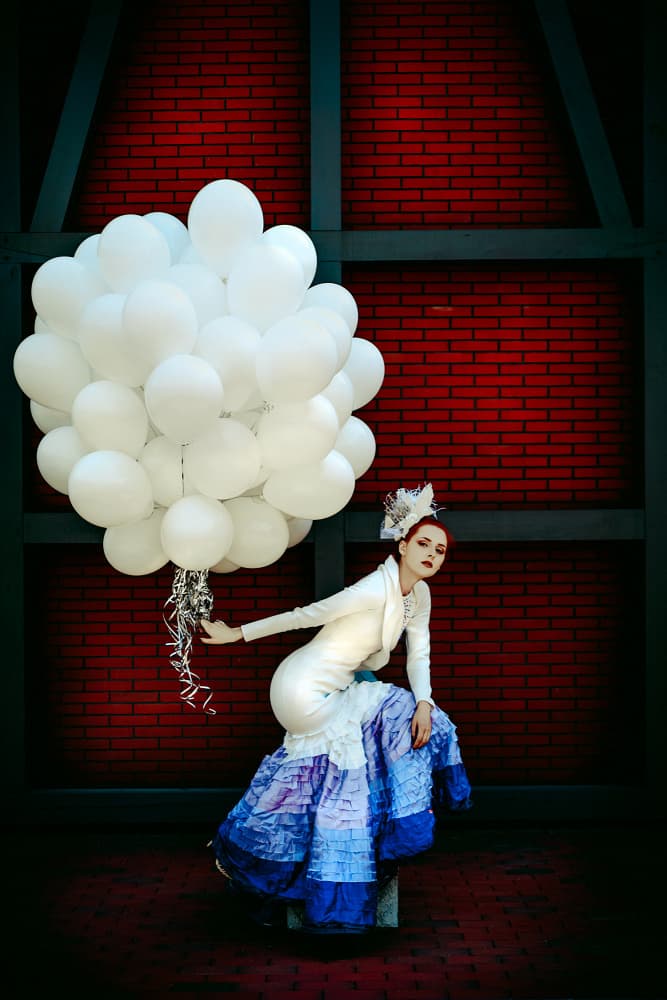 Whimsical Fashion Balloons by Ruslan Bolgov — canvas wall art