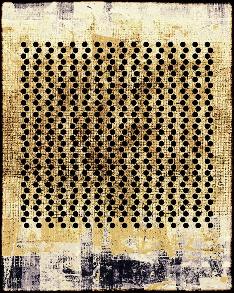 Grunge Dot Pattern by Petr Strnad — canvas wall art