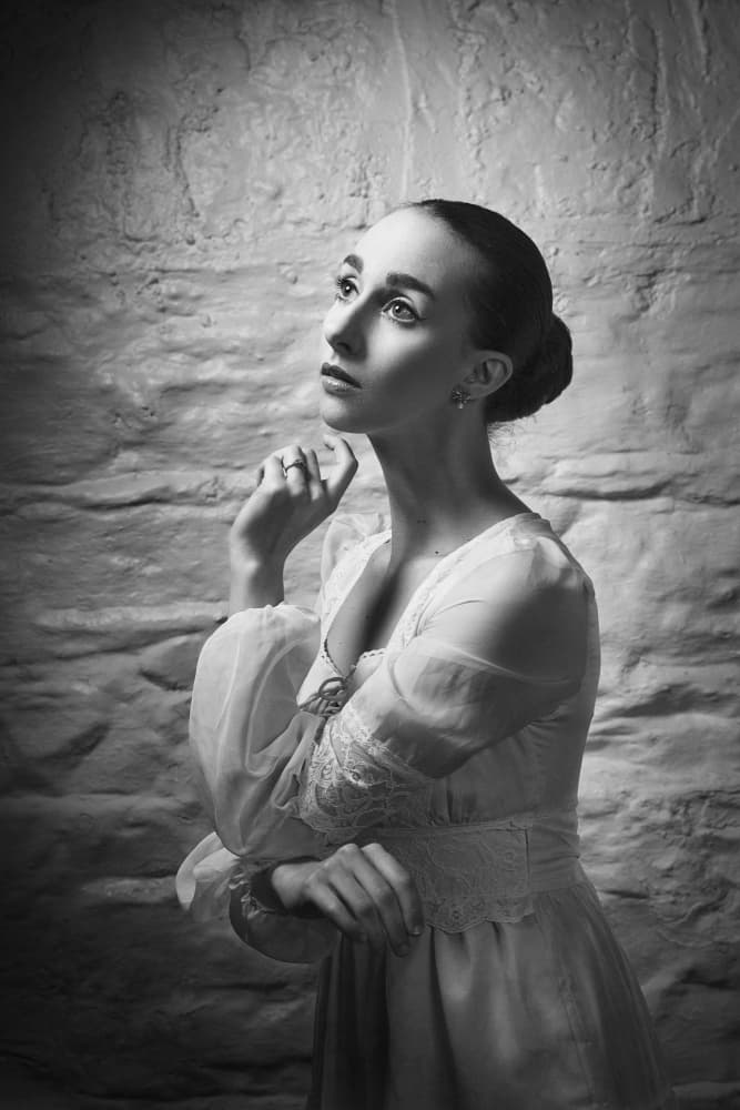Elegant Thoughtful Woman by Eddie Kavanagh — canvas wall art