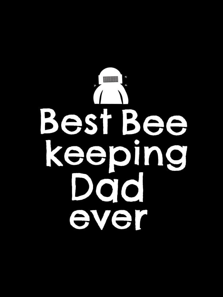 Best Bee Dad Ever by Happie Eagle — canvas wall art