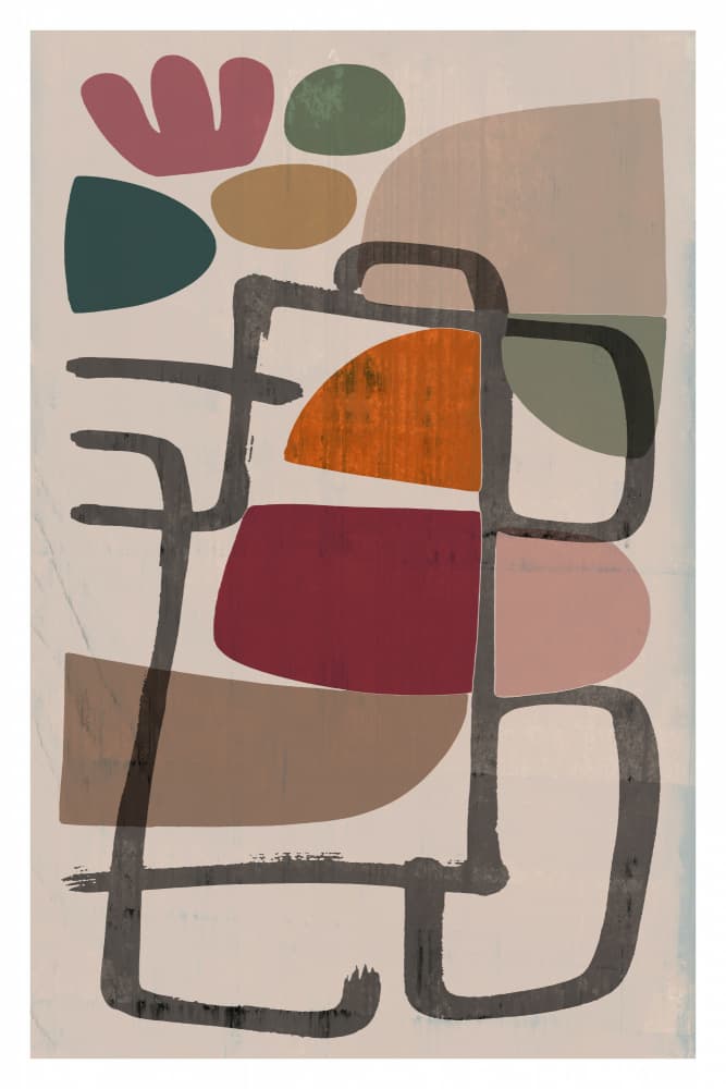 Modern Organic Forms by cartissi — canvas wall art