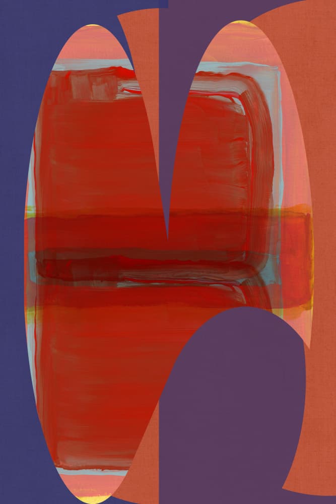 Modern Color Blocks by cartissi — canvas wall art