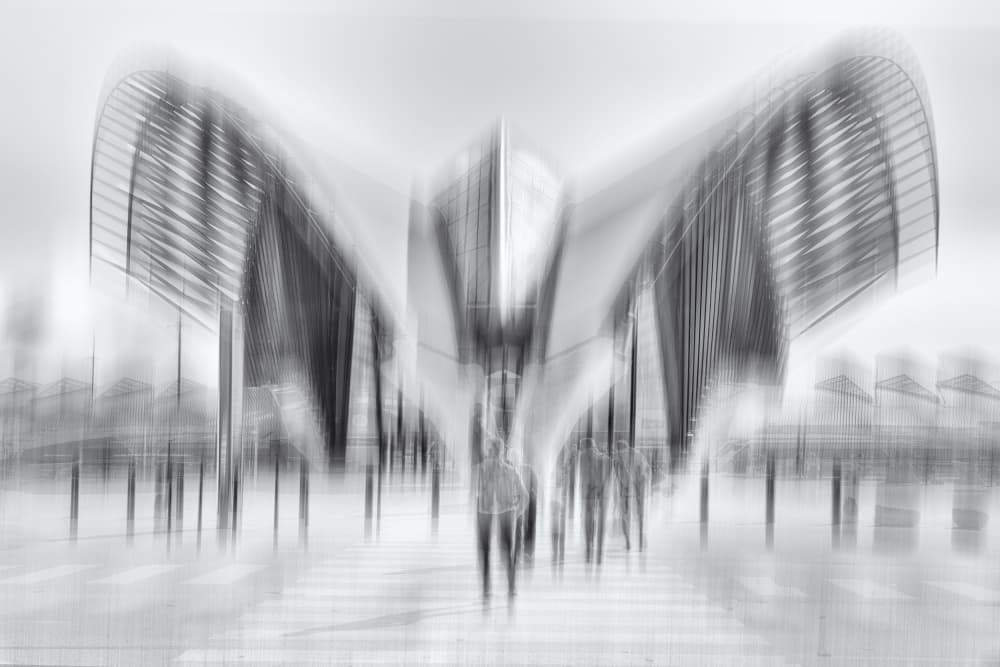 Modern Urban Flow by Luc Vangindertael (laGrange) — canvas wall art