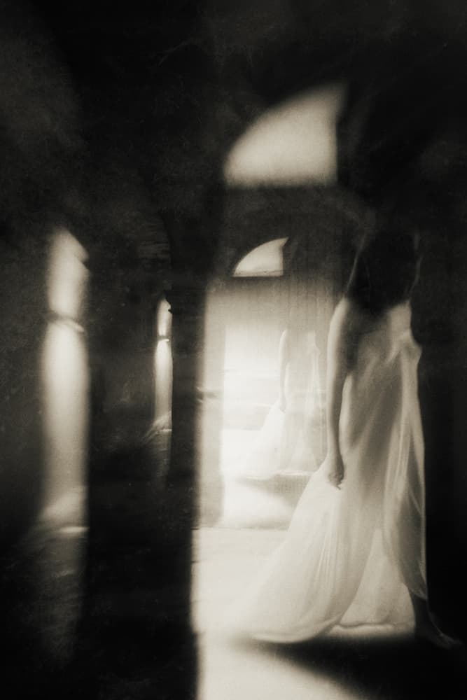 Ethereal Figure Passage by Charlaine Gerber — canvas wall art