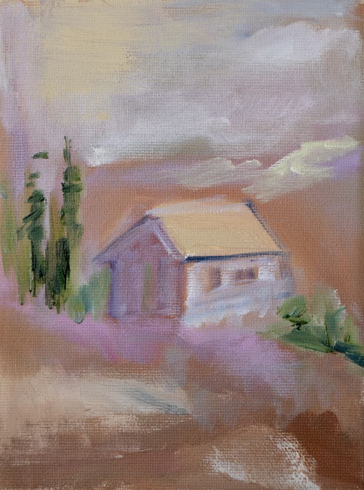 Serene Country Home by Tamar Green — canvas wall art