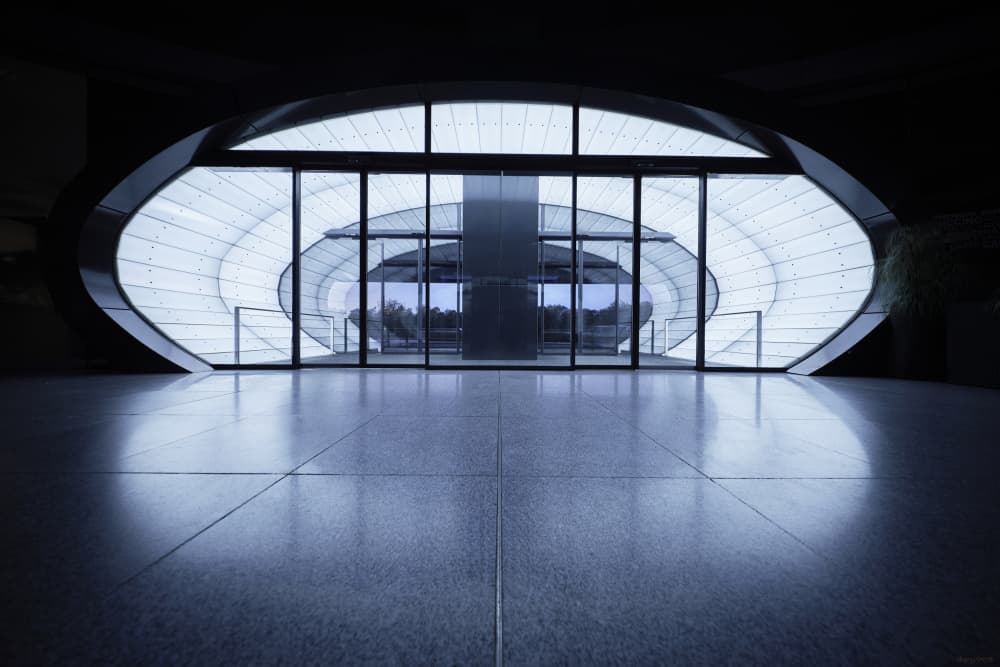 Modern Oval Architecture by Drazen Sokac — canvas wall art