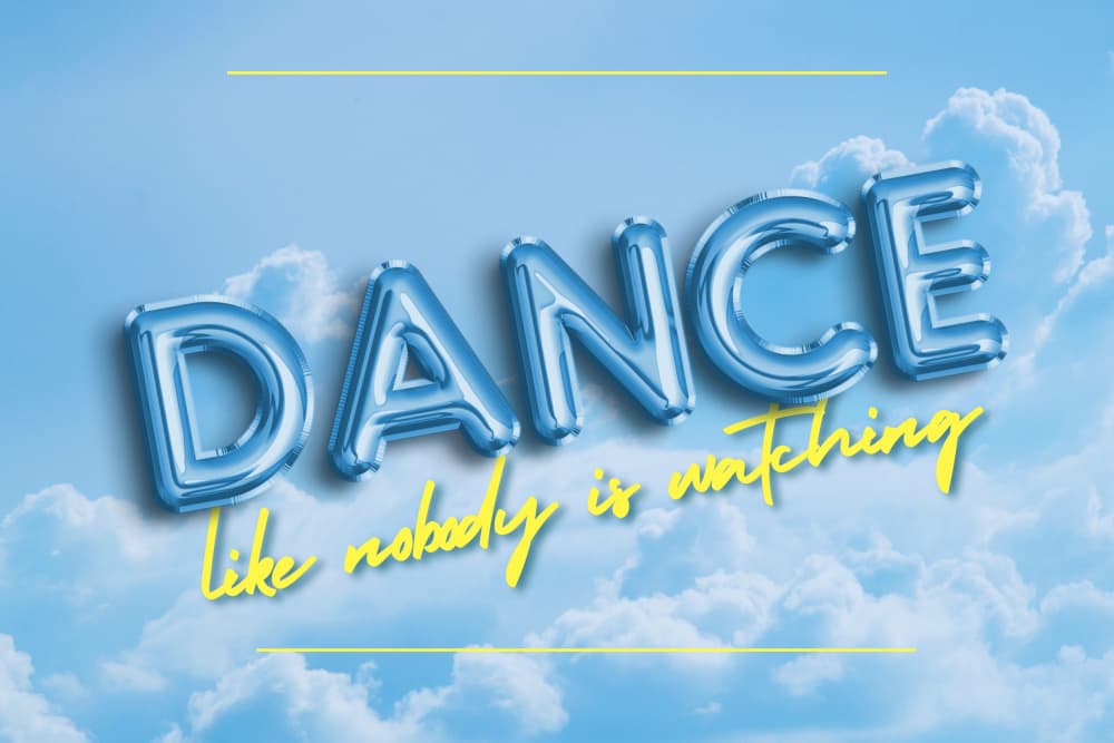 Dance Like Nobody by Julia Ramiro — canvas wall art