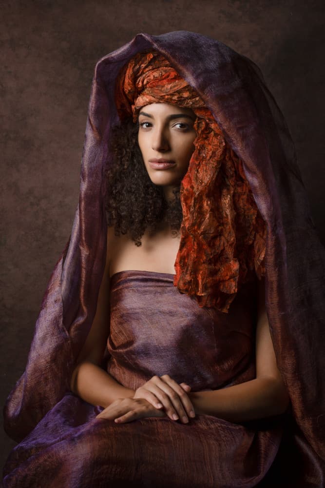 Regal Turban Portrait by Joan Gil Raga — canvas wall art