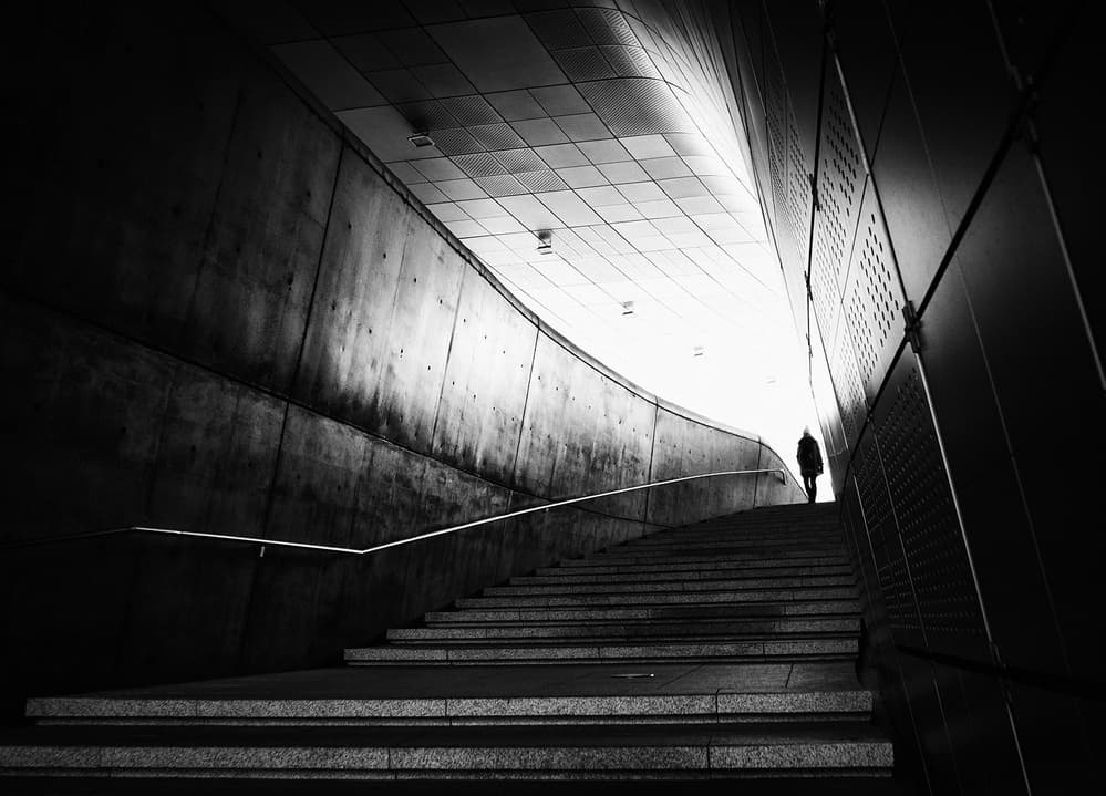 Climbing Towards Light by HAN dong hee — canvas wall art