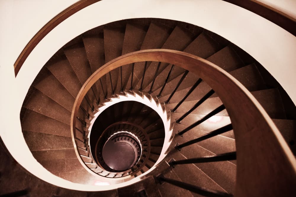 Perspective Spiral by Christina Sillen — canvas wall art