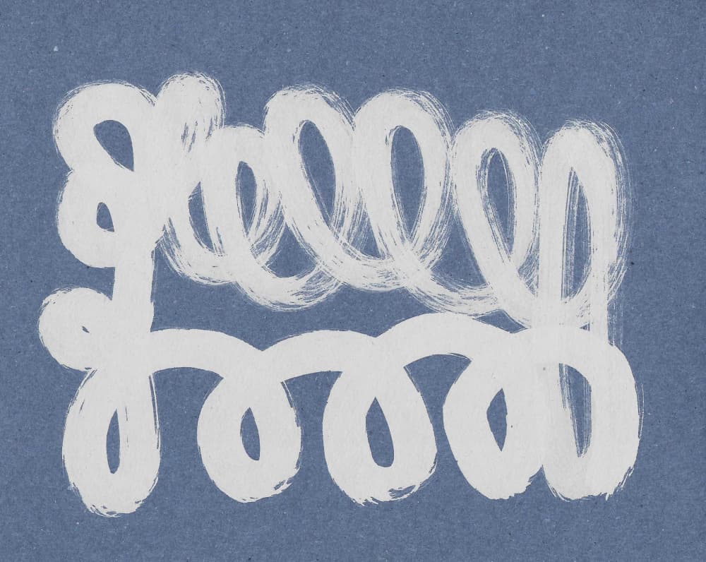 Abstract White Loops by Santhosh ch — canvas wall art