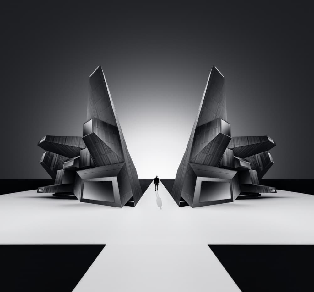 Architectural Passage by Enrique Rodriguez de Mingo — canvas wall art