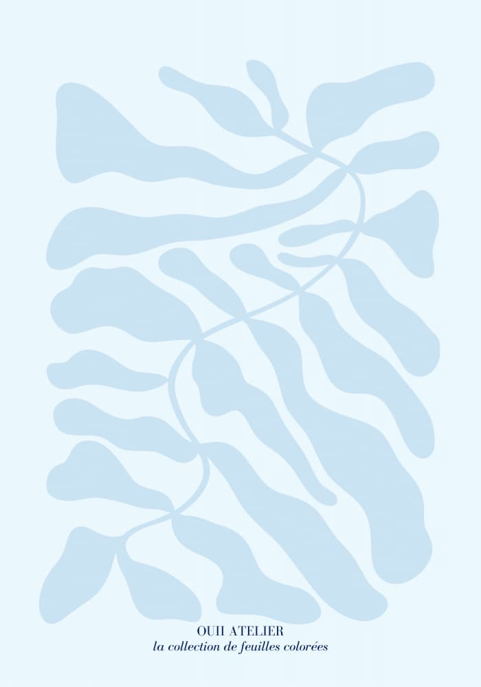 Abstract Leaves by Athene Fritsch — canvas wall art