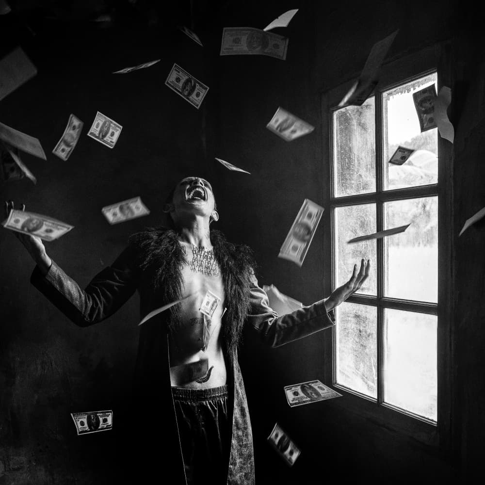 Triumphant Money Rain by Antonyus Bunjamin (Abe) — canvas wall art