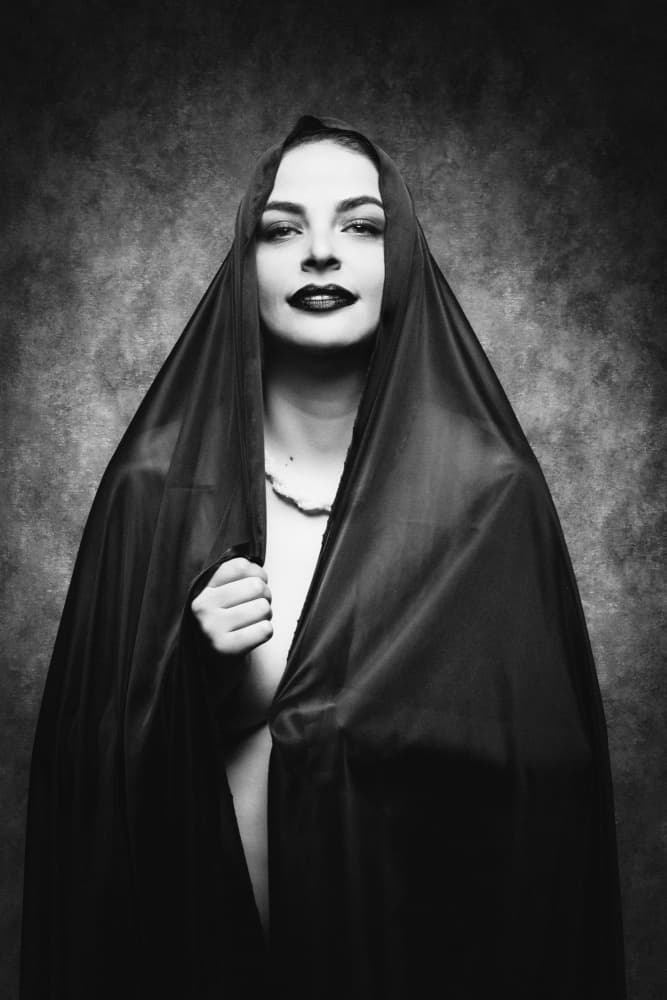 Gothic Beauty Portrait by Glamour Studio — canvas wall art