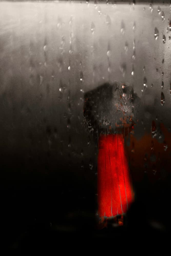 Abstract Rainy Figure by Rachel Pansky — canvas wall art