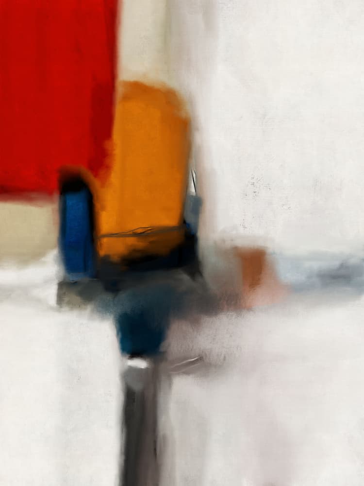Vibrant Color Structure by Roberto Moro — canvas wall art