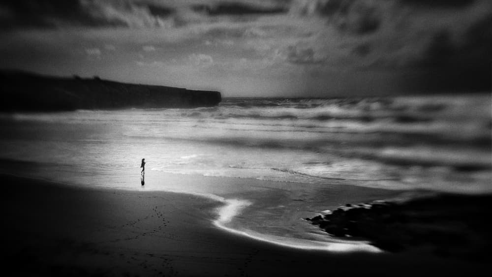 Dramatic Ocean Walk by Ina Tänzer — canvas wall art