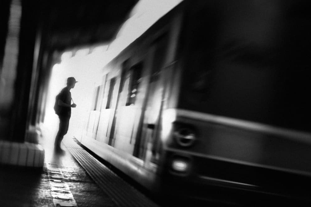 Urban Train Motion by Sebastian Kisworo — canvas wall art