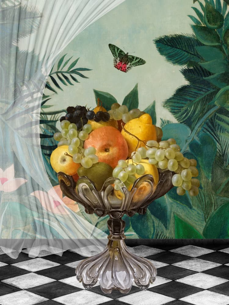 Jungle Fruit Still Life by Marja van den Hurk — canvas wall art