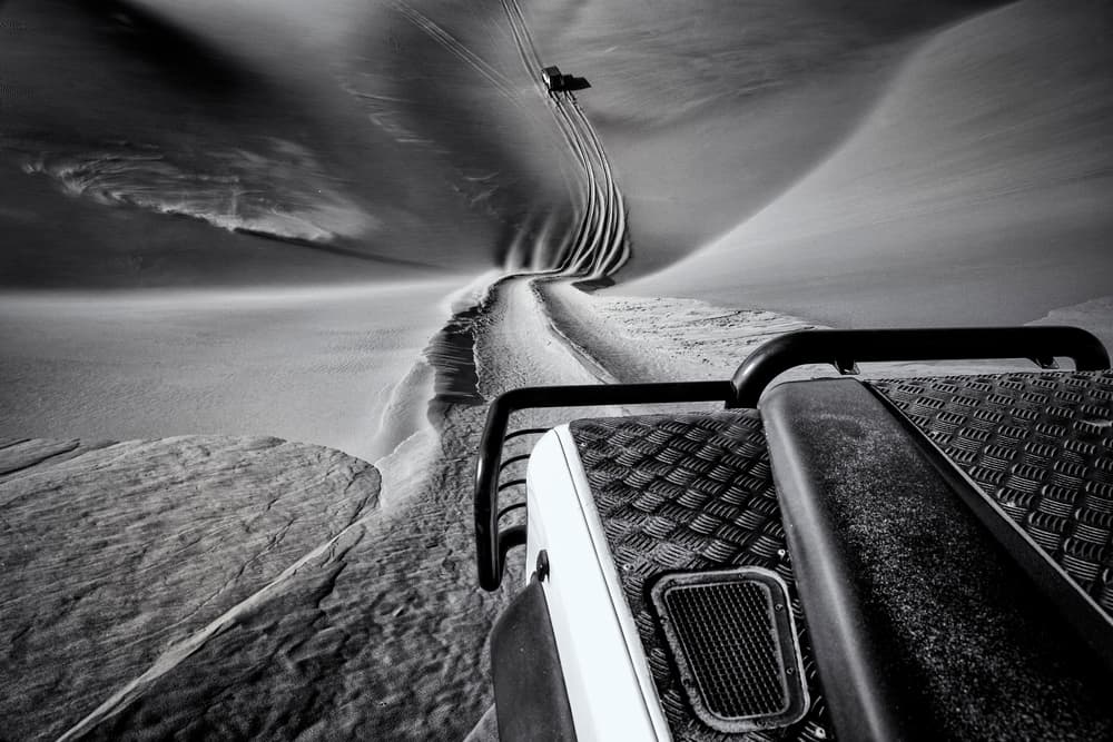 Offroad Dune Adventure by Marco Tagliarino — canvas wall art