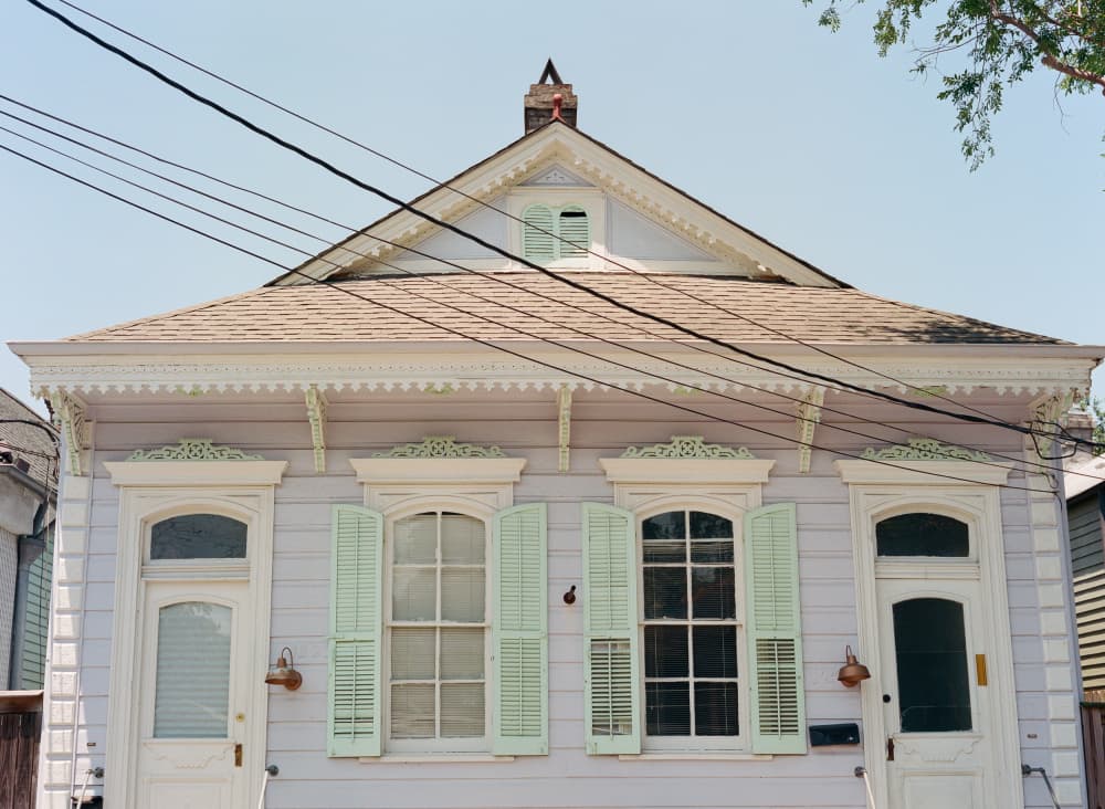 Charming Pastel Facade by Bethany Young — canvas wall art