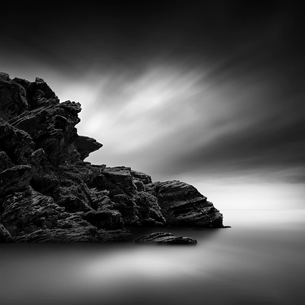 Moody Coastal Serenity by George Digalakis — canvas wall art