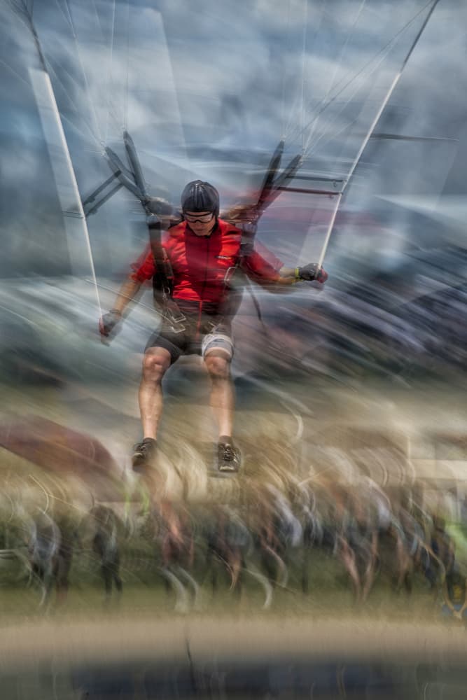 Dynamic Aerial Sport by Milan Malovrh — canvas wall art