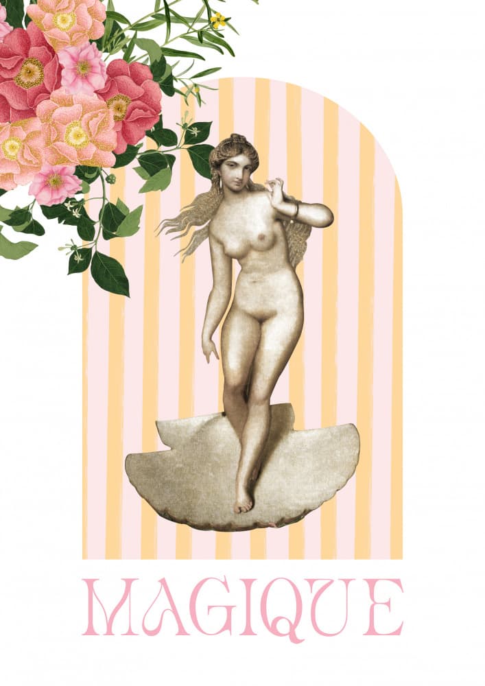 Floral Venus Arch by Talitha McQueen — canvas wall art