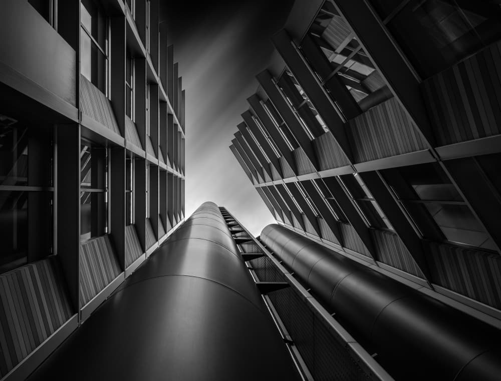 Sleek Urban Ascent by Marc van Oostrum — canvas wall art