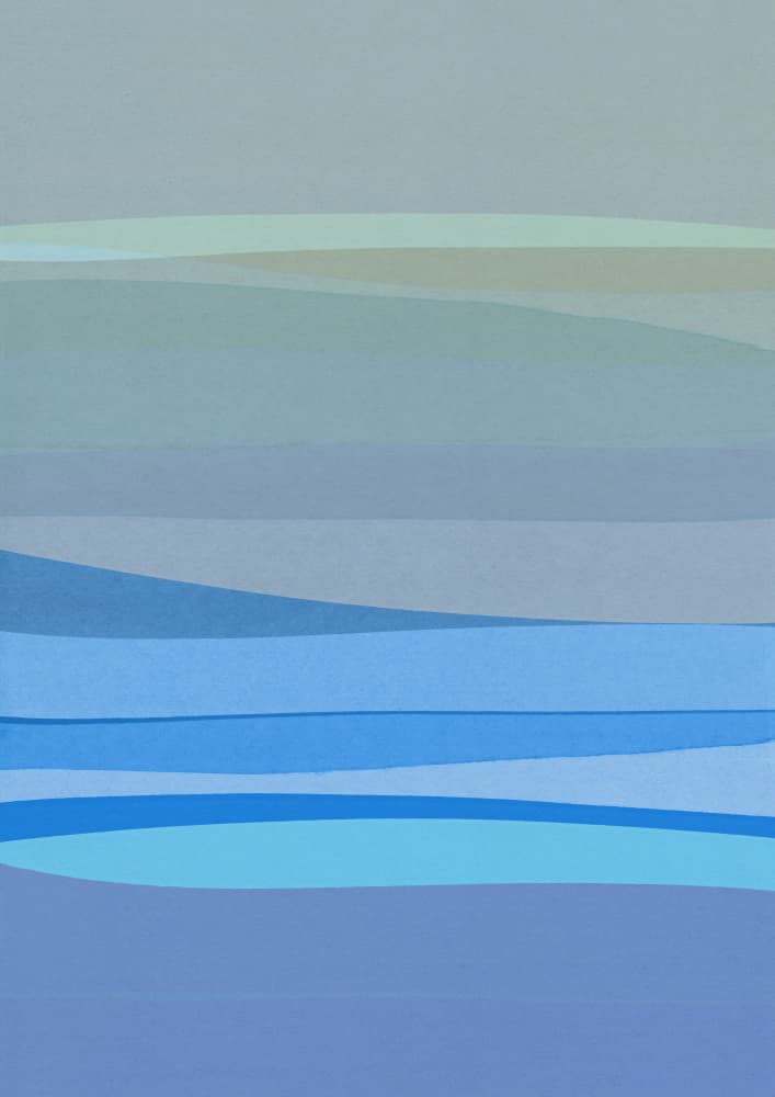 Serene Color Horizon by Orara Studio — canvas wall art