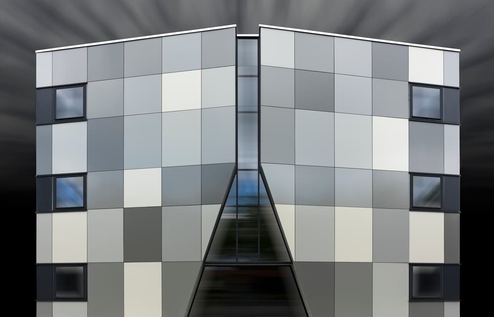Modern Geometric Facade by Greetje van Son — canvas wall art