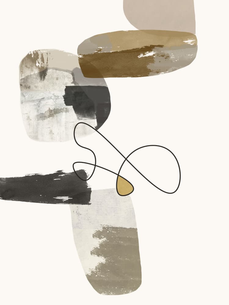 Shapes and Texture 1 by Roberto Moro — canvas wall art