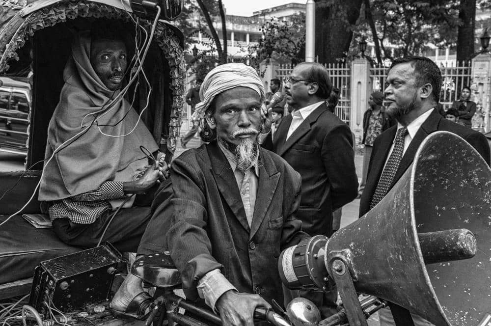 Urban Rickshaw Portraits by Joxe Inazio Kuesta Garmendia — canvas wall art