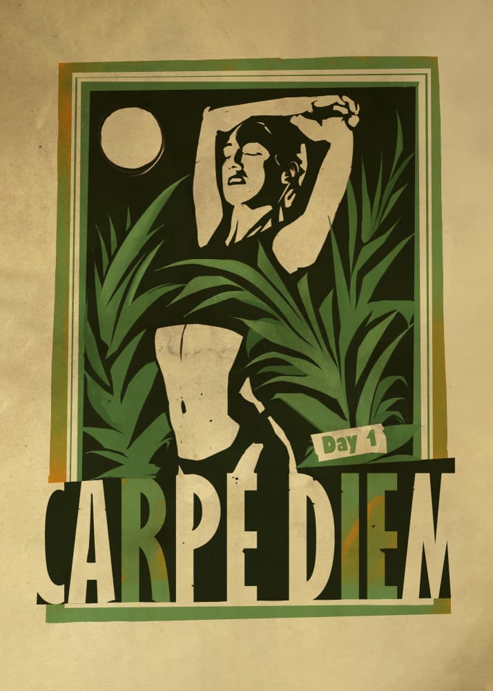 Carpe Diem Jungle Awakening by Dion Gem — canvas wall art