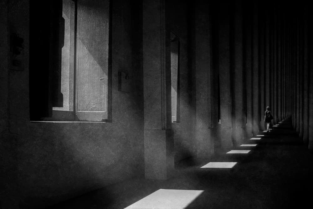 Solitary Path of Light by Ekkachai Khemkum — canvas wall art