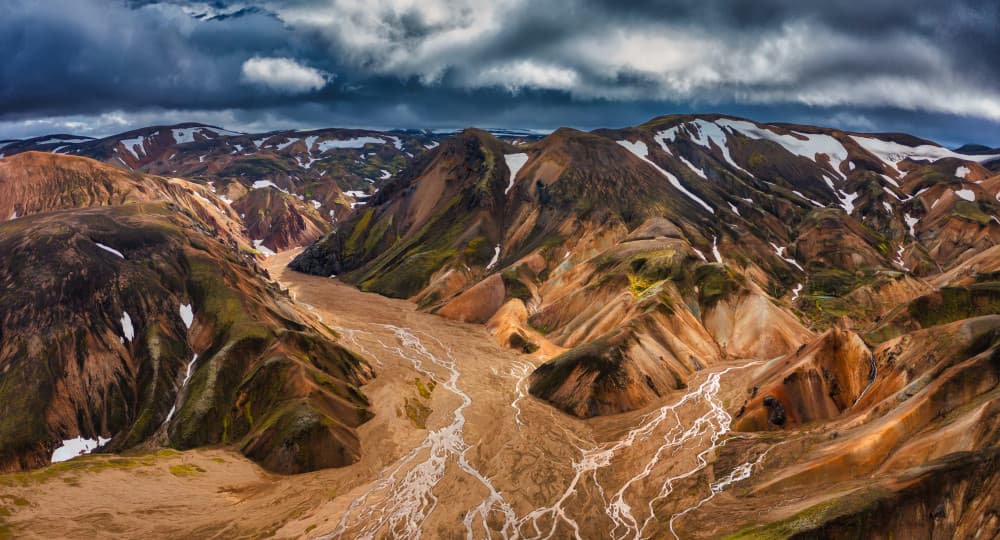 Stormy Highland River Valley by Luigi Ruoppolo — canvas wall art