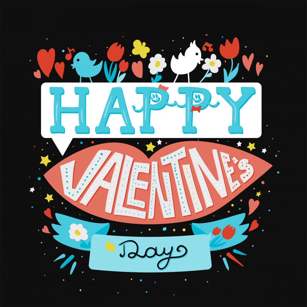 Happy Valentine's Day Message by Marika Barsrsind β canvas wall art
