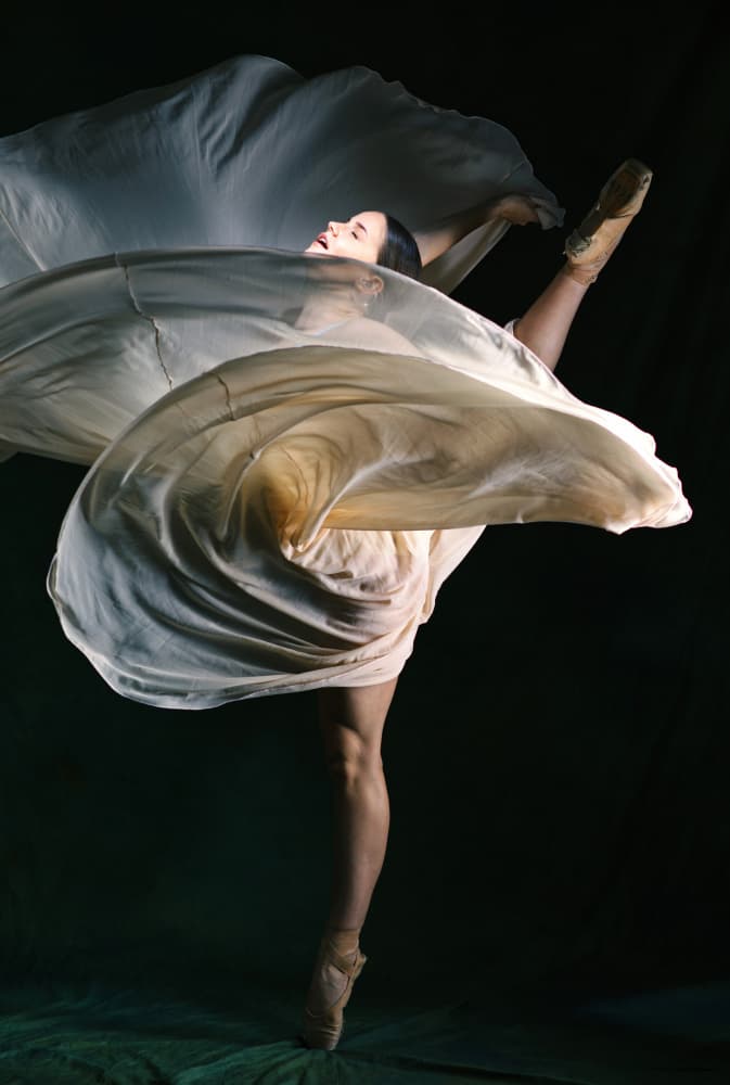 The dancer. by Offer Ellbogen — canvas wall art