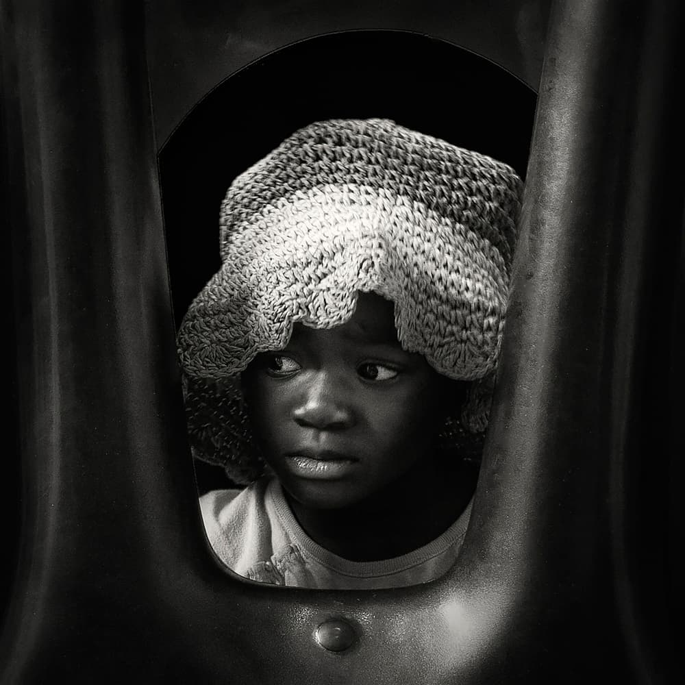 Pensive Little Girl by Jan Donckers — canvas wall art