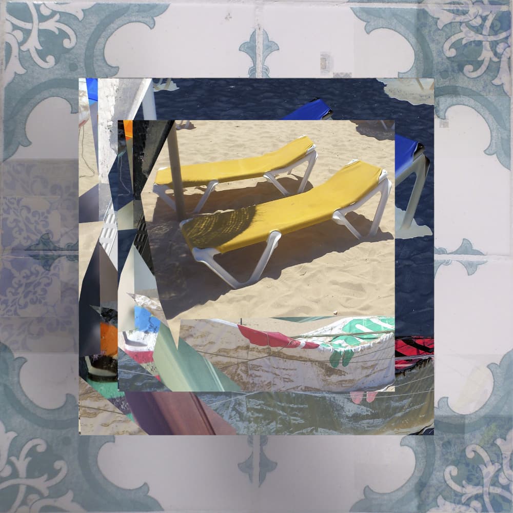 Mediterranean Beach Day by Stefan Fransson — canvas wall art
