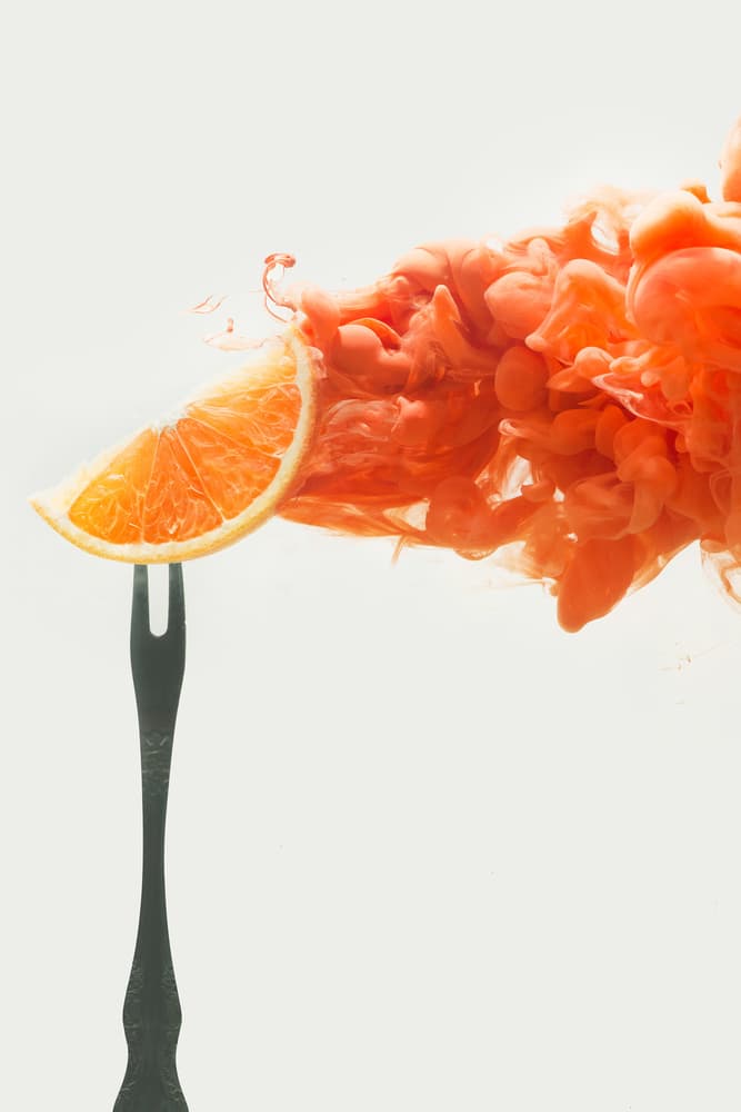 Fresh Citrus Swirl by Dina Belenko — canvas wall art