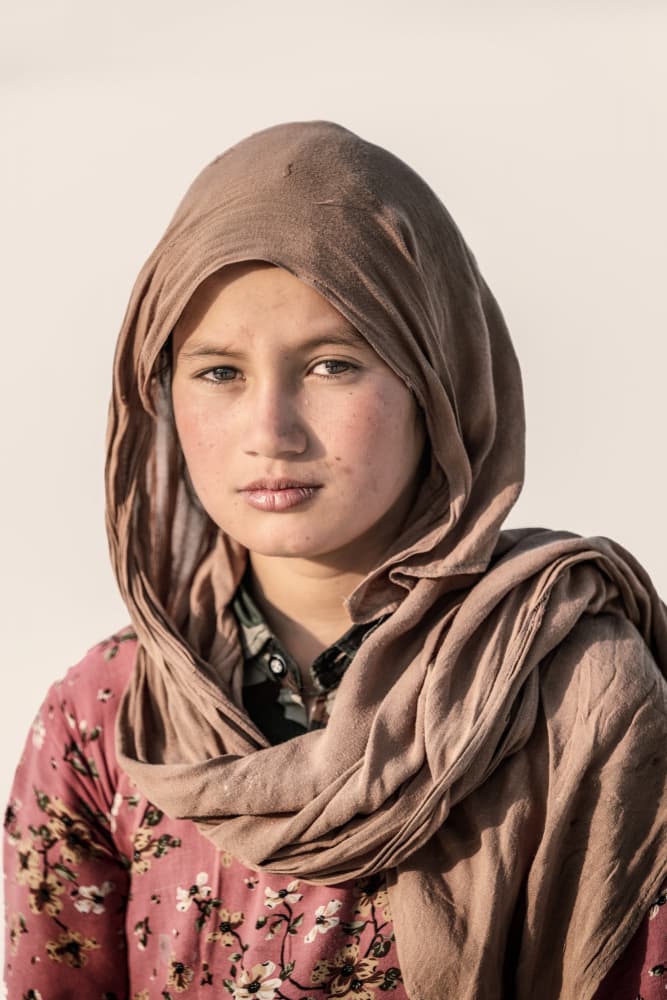 Afghani girl by Trevor Cole — canvas wall art