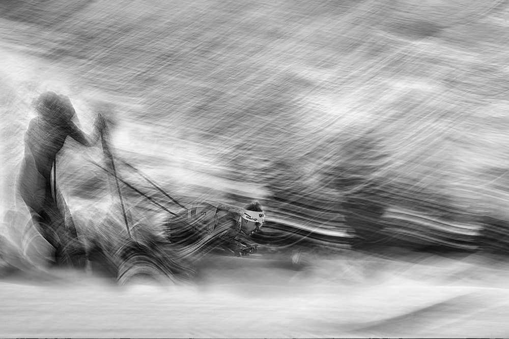 Figure In Motion Blur by Milan Malovrh — canvas wall art